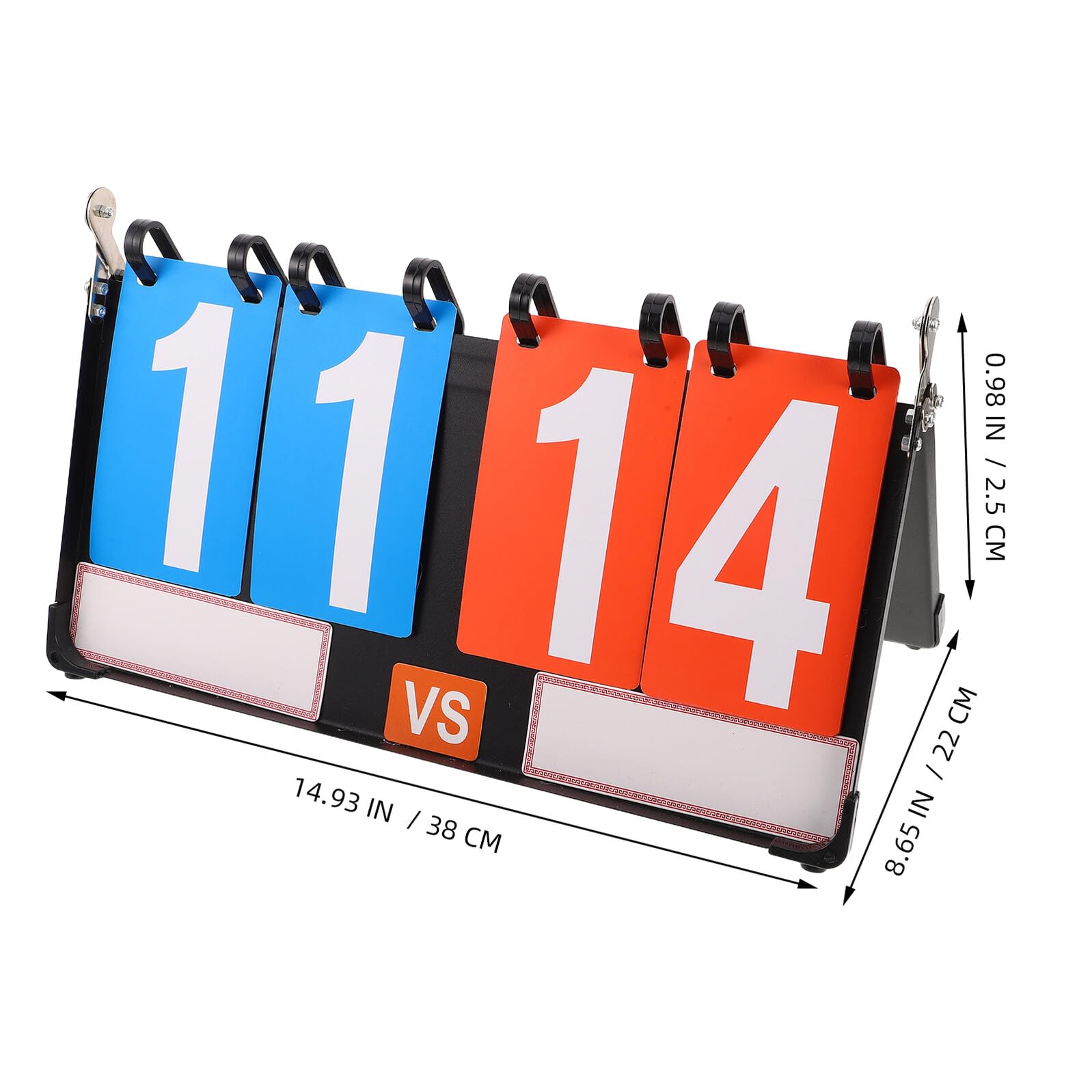 Tragbare Multifunktions sportanzeigetafel Flip Scoreboard für Volleyball Basketball Snooker Tischtennis Billiard Spielstandanzeige mit Großer Sichtbarer Ziffernanzeige
