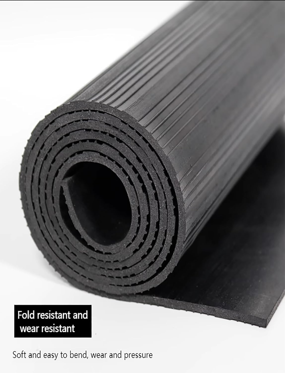 Silikon-Lötmatte, Umspannwerk Gummimatten Elektrische Isolierung Sicherheit Schwarz 60x(50-500) cm Gummi Blatt Bodenmatte(60x110cm)