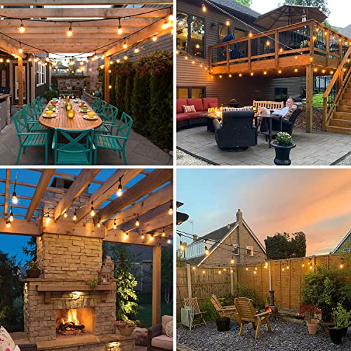 Brimax 2W S14 Led Edison Light Bulbs Outdoor 11W Incandescent Filament Bulb Replacement 2700K Bright Warm White Dimmable, E26 Base Durable Led Bulb For Outdoor Patio String Light,15Pack #TOP6