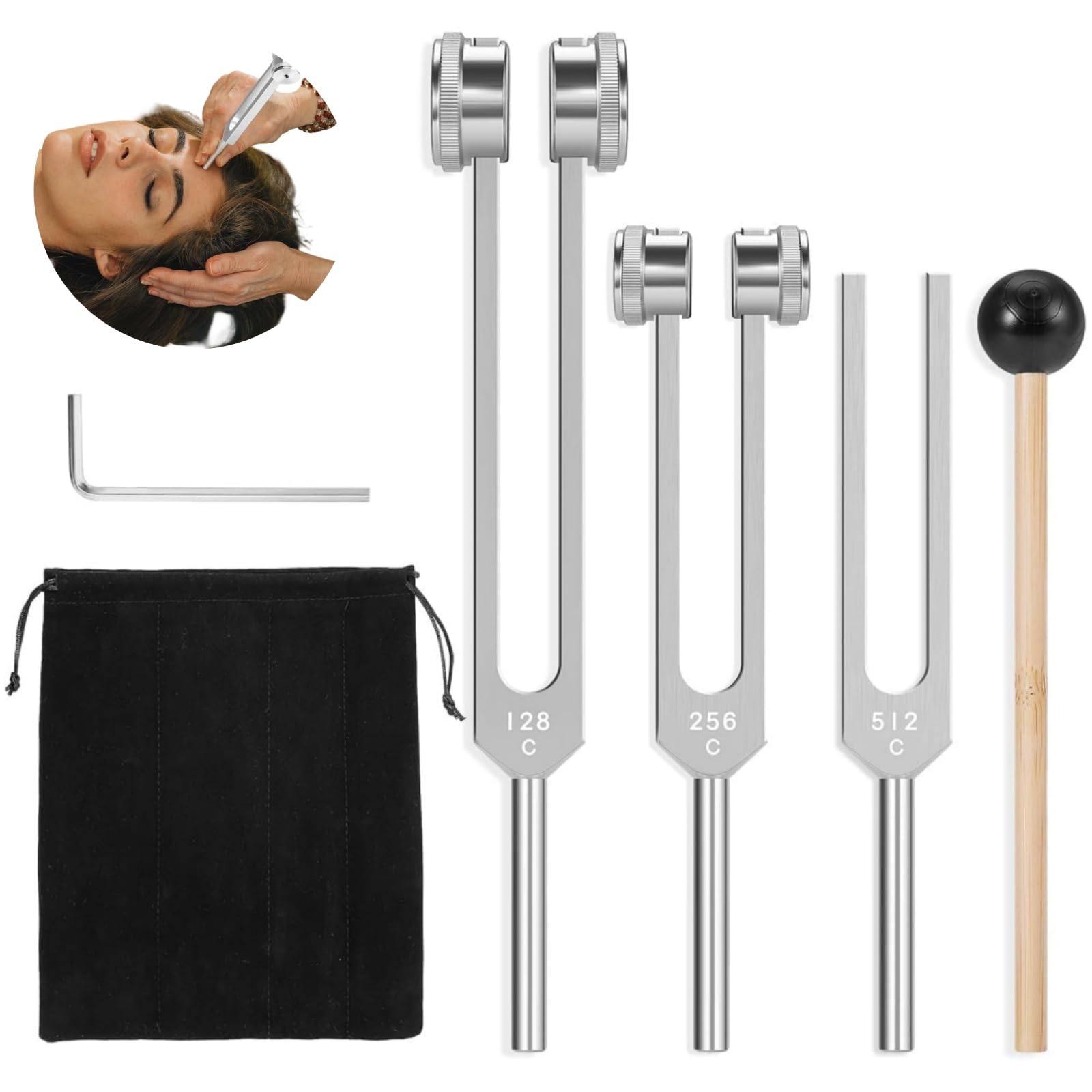 Ensemble Diapasons Basse Fréquence 15Hz-45Hz Ballet Rotary Plate En Alliage Aluminium