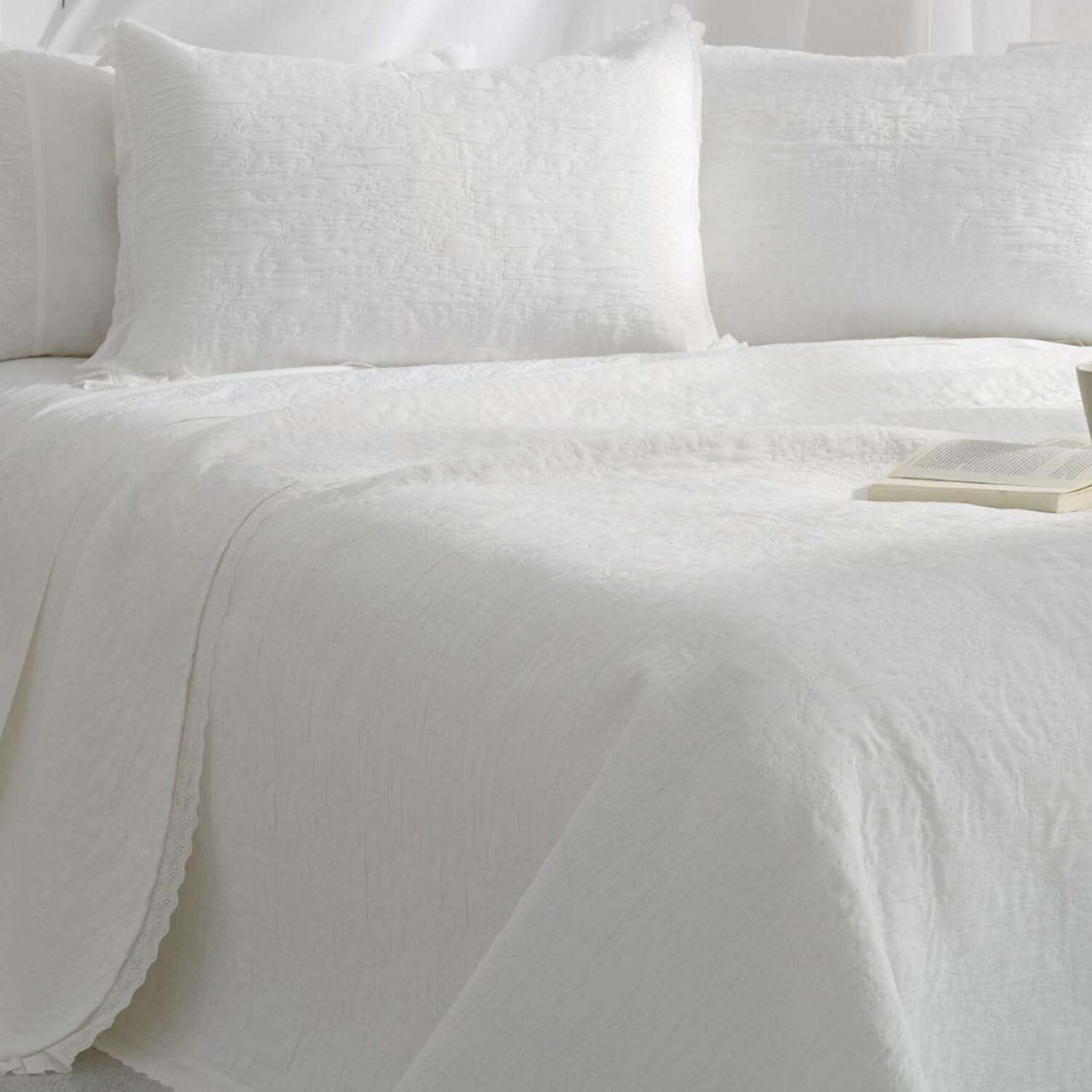 Burrito Blanco | Colcha 100% Poliéster Cama 105 Blanco