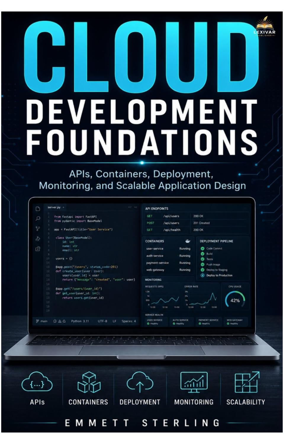 Cloud Development Foundations: APIs, Containers, Deployment, Monitoring, and Scalable Application Design