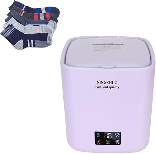 Miniatura 3 de Lavadora pequeña automática de 7 litros, lavadora portátil, lavadora compacta con secado para dormitorio familiar, RV (enchufe de EE. UU.)