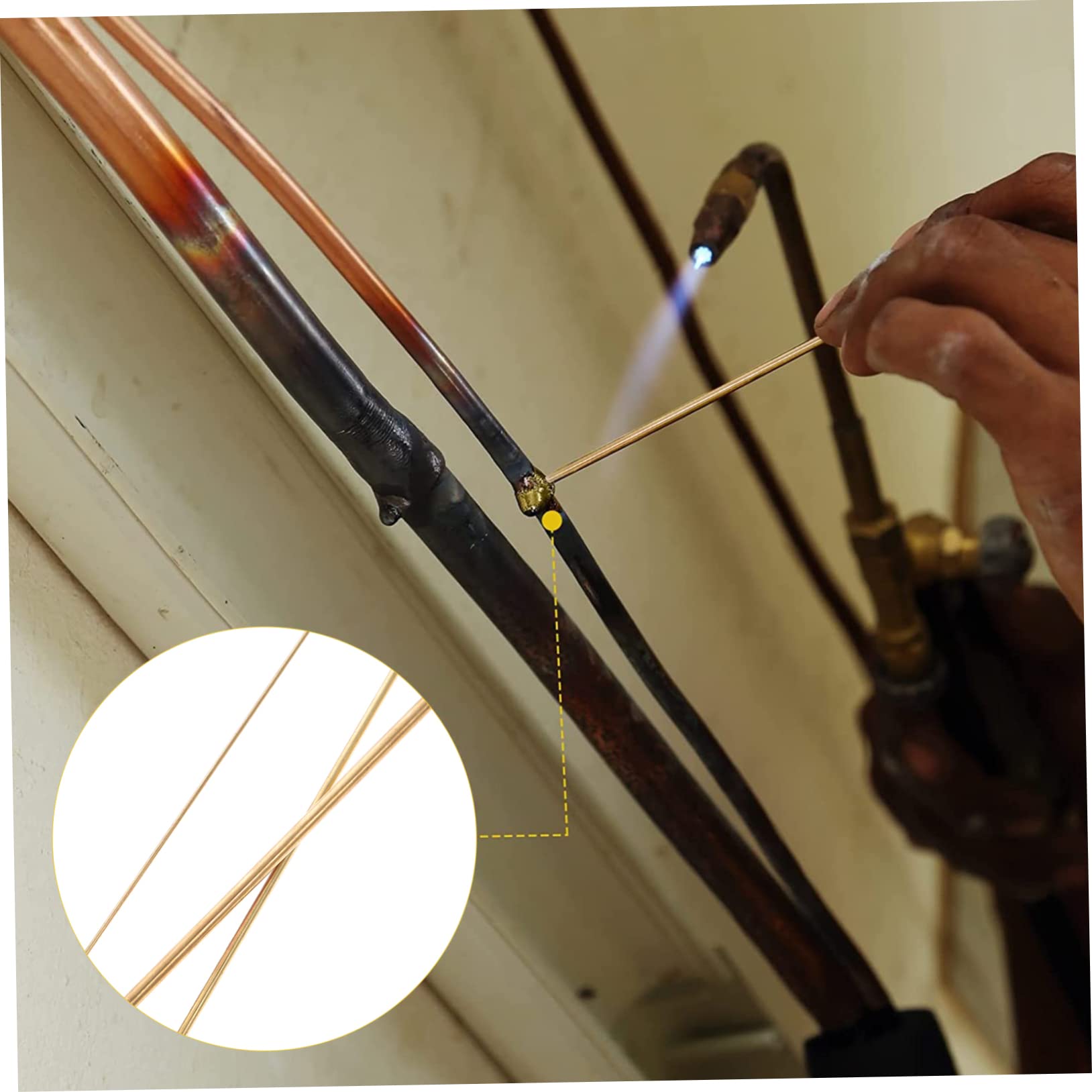 Healeved 6stücke Messingstäbe Messing Rundstäbe Bastelmaterial Für Modelle Und Handwerk Langlebig Und Vielseitig Einsetzbar