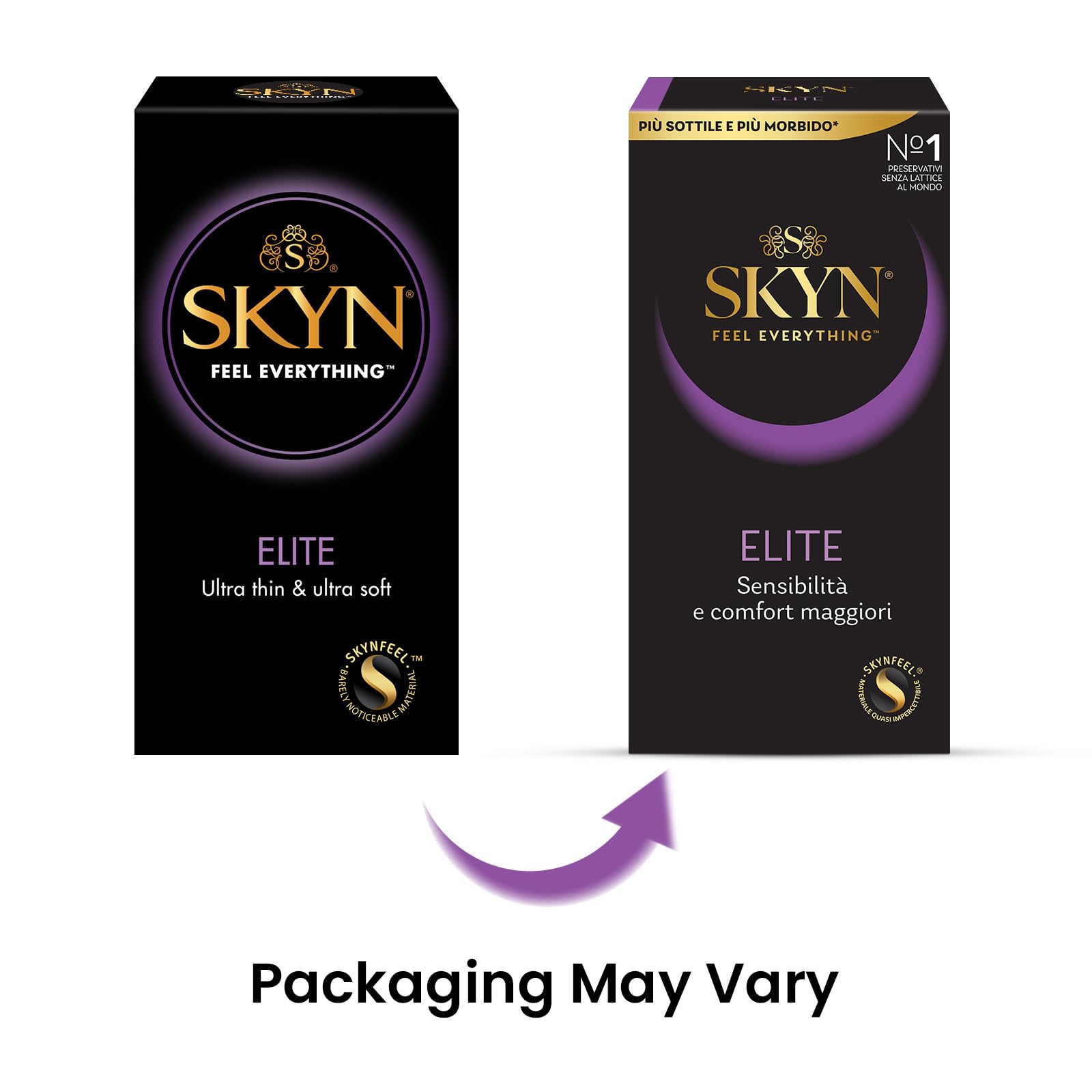 SKYN Elite - Preservativi Senza Lattice in Poliisoprene - Ultramorbidi e Ultrasottili, 60 Pezzi