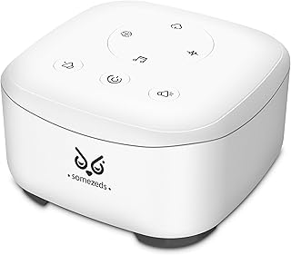 White Noise Machine Baby for Sleeping Nursery Office Home, Memory Function, Sleep Timer, Sound Machine with 20 Soothing Sounds, Sound Machine Baby Sleep Therapy Powered by AC or USB