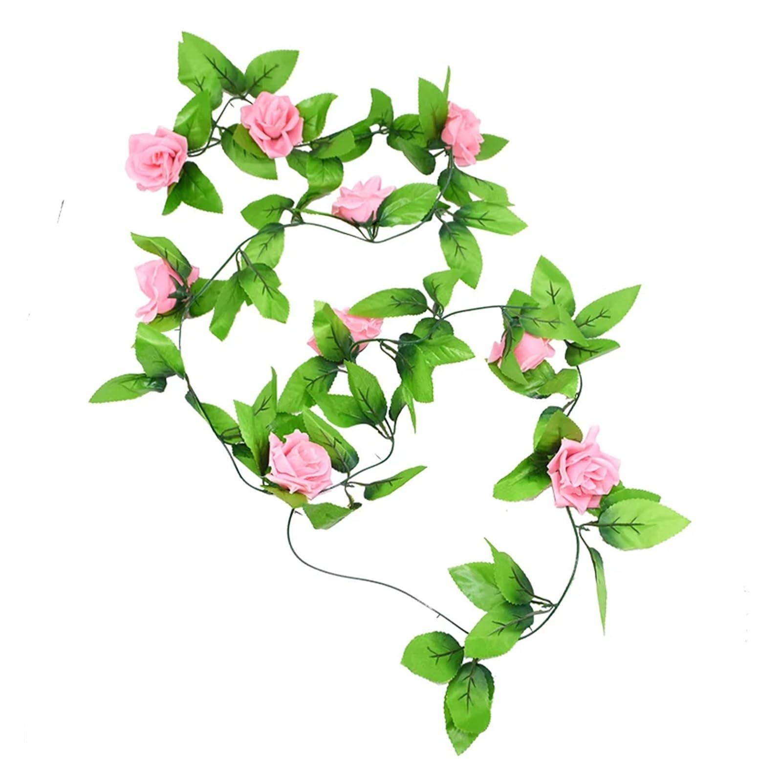 DSFIHJO Artificial Flower Vine Fake Ivy Wisteria Flowers Artificial Plant Vine Garland for Room Garden Decorations Wedding Arch Floral Decor(230cm H02)