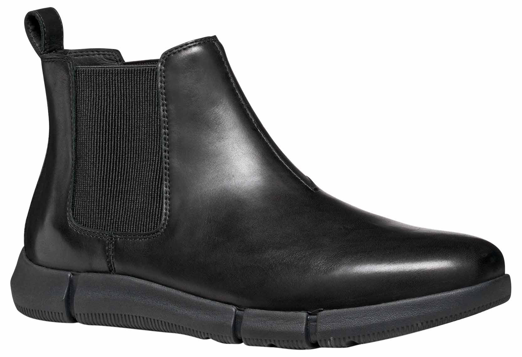 Geox Men's U ADACTER M Ankle Boots, Black, 45 EU, black, 10.5 UK