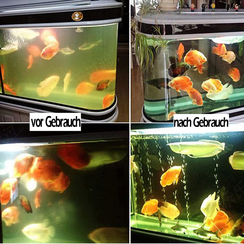 Aquarien UV Licht Wasserklärer Algen klar grün sauber Zuhause UV Sterilisator Lampe Küche UV Sterilisationslampe Hundehütte Bakterien-Killer UV Lampe für Filtertank Teich Schwimmbecken 33cm Länge