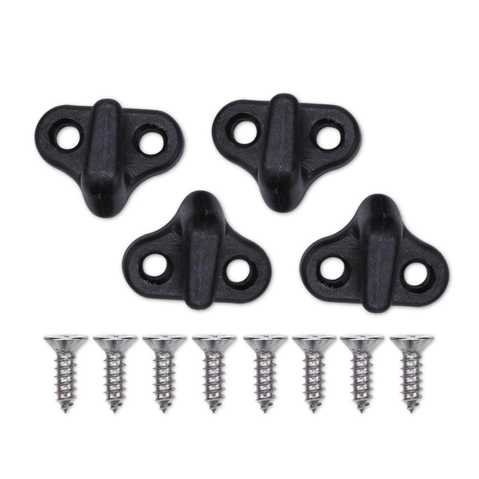 Ljmyy Kayak Lashing Hook Secure Kayak Fasteners Bungee Shock Cord Hook with Stainless Steel Screws For Kayak Canoes