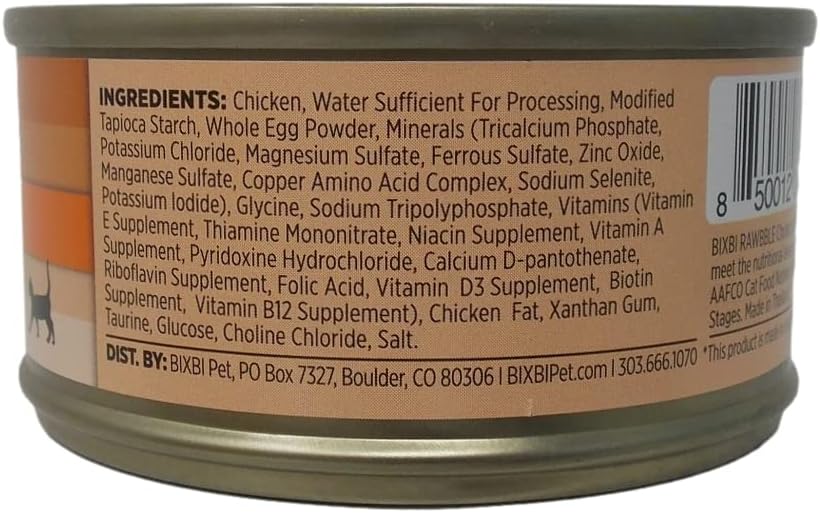 Miniatura 5 de Bixbi Rawbble - Alimento para gatos con paté sin granos de 3 sabores, (2) cada uno pollo, carne de res, atún (2.75 onzas) - Paquete de folleto de