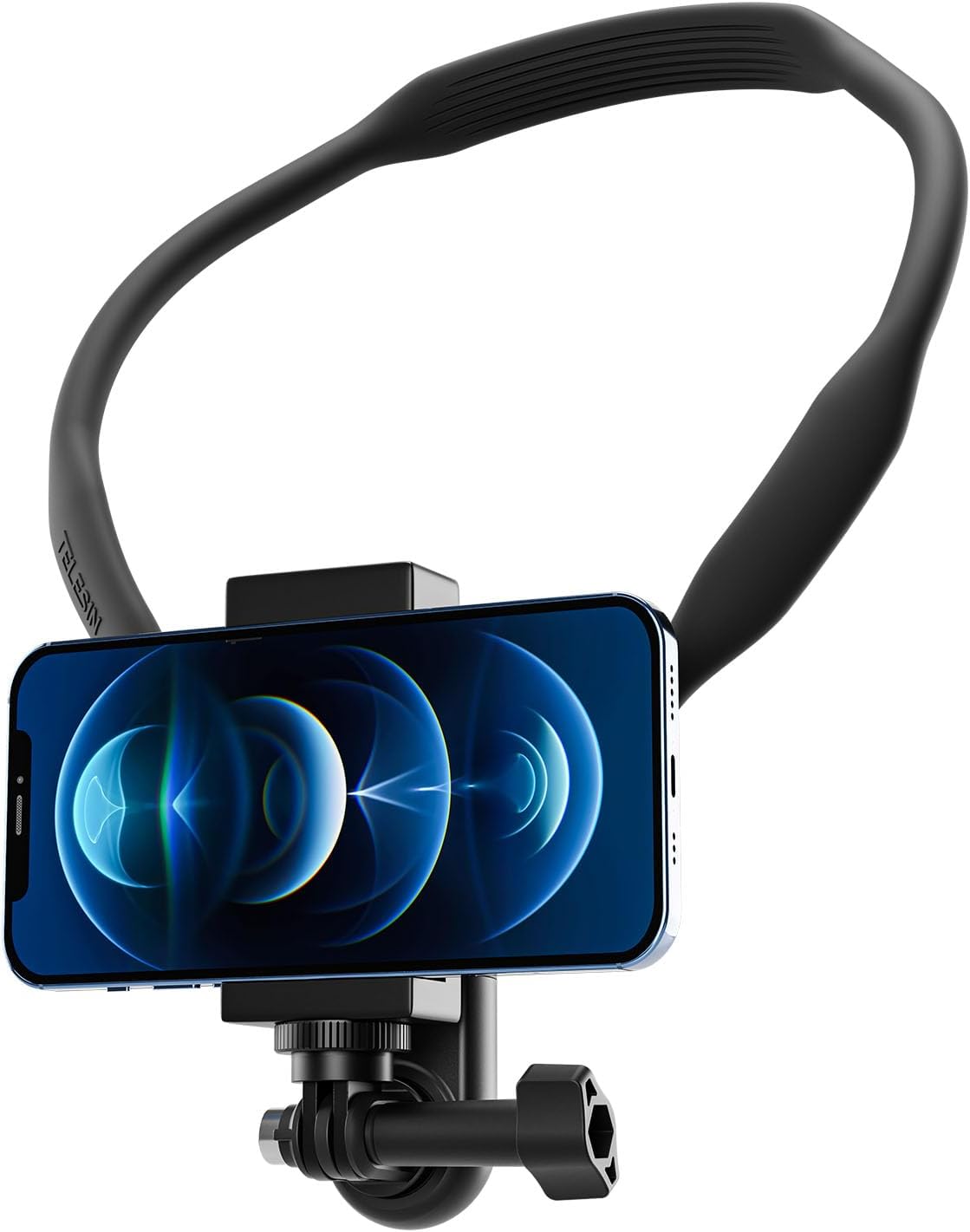 TELESIN° SE Neck Mount Necklace with Phone Holder, Chest Backpack POV Selfie Video Vlog Lanyard Strap Attach for GoPro 12 11 10 9 8 / X3 X4 Go3 Ace Pro DJI Action 3 4 Osmo Pocket 3 Accessories