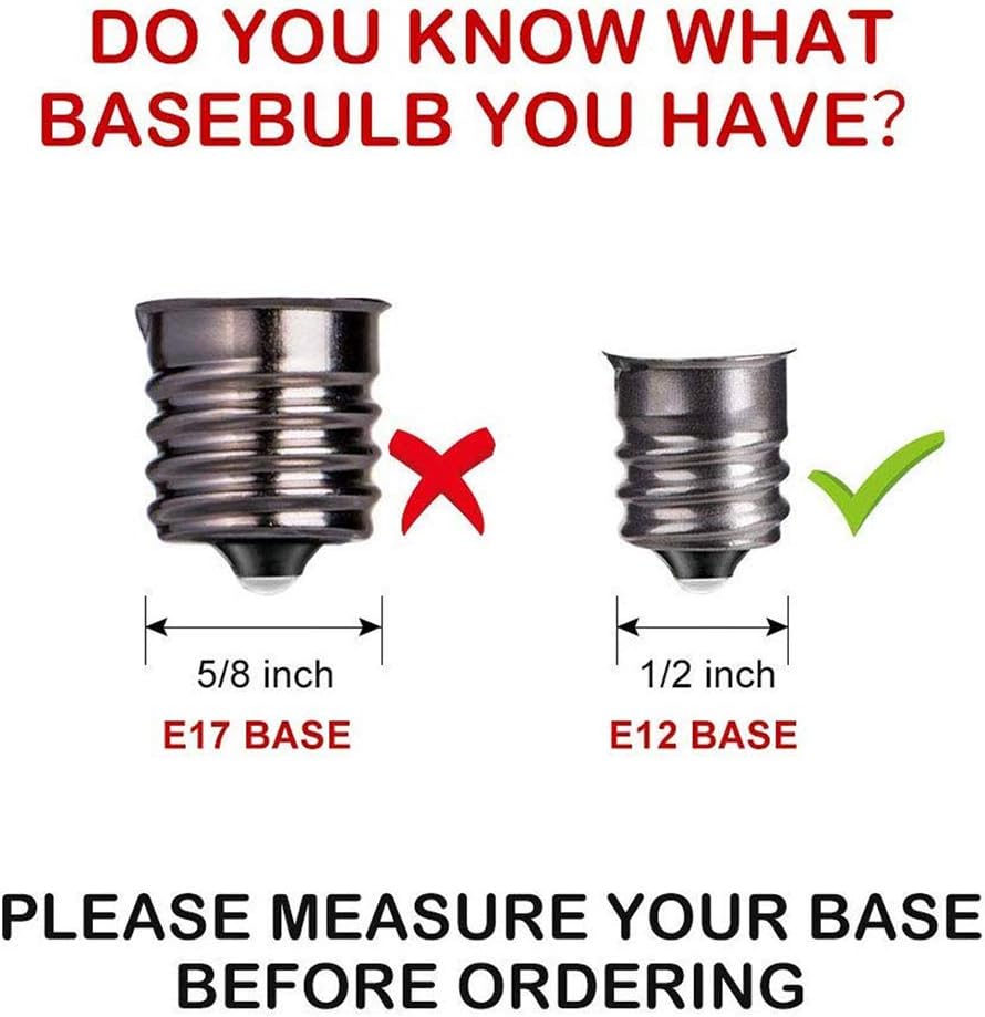 Weekly Top Sale Couah 25 Pack C7 Clear Bulbs Christmas Light Bulbs C7 Outdoor String Light Replacement Bulbs, C7/E12 Candelabra Base, 5 Watt-Clear Up To 60% OFF Couah 25 Pack C7 Clear Bulbs Christmas Light Bulbs C7 Outdoor String Light Replacement Bulbs, C7/E12 Candelabra Base, 5 Watt-Clear