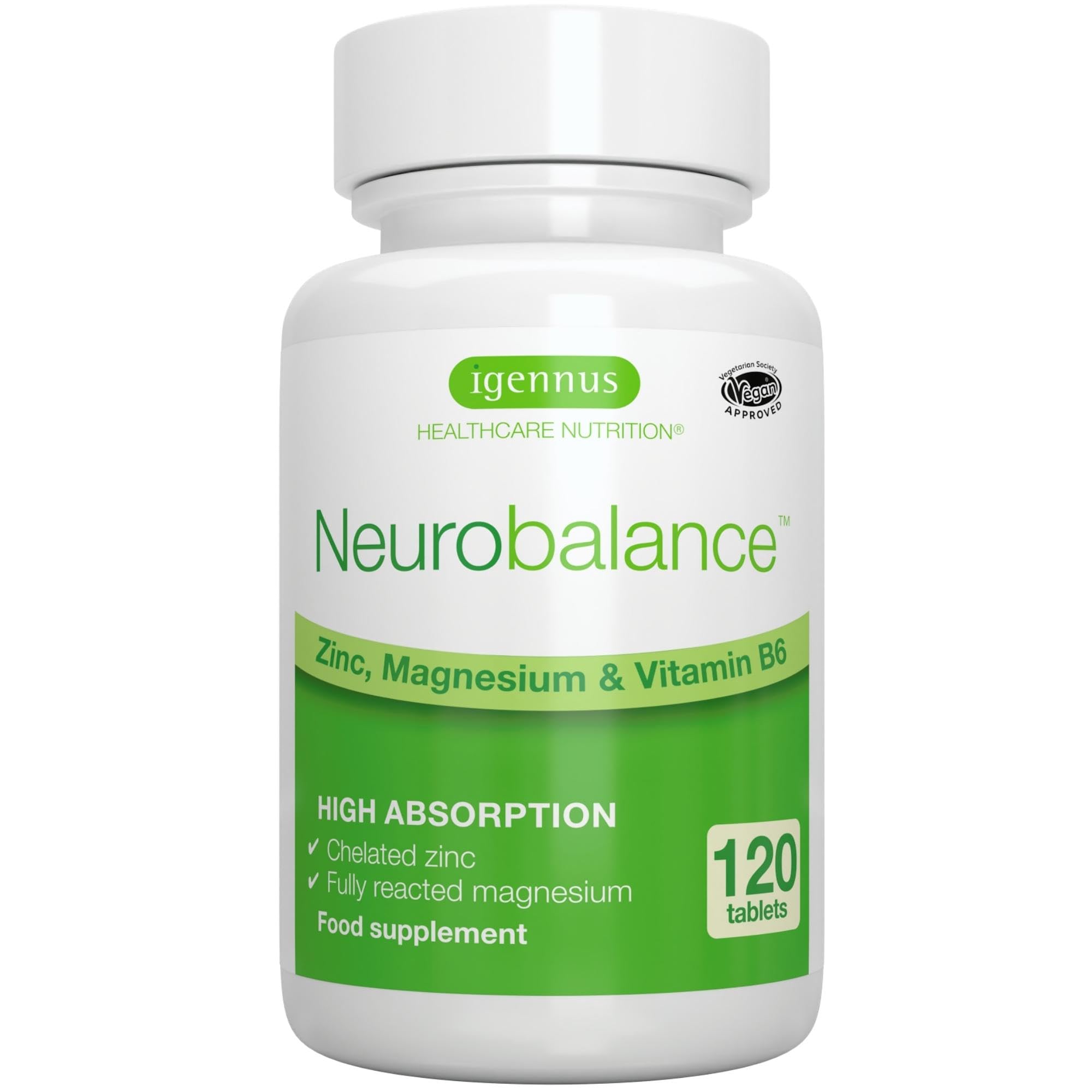 Buy Neurobalance, Zinc Picolinate, Magnesium Citrate & B6, Clean Label