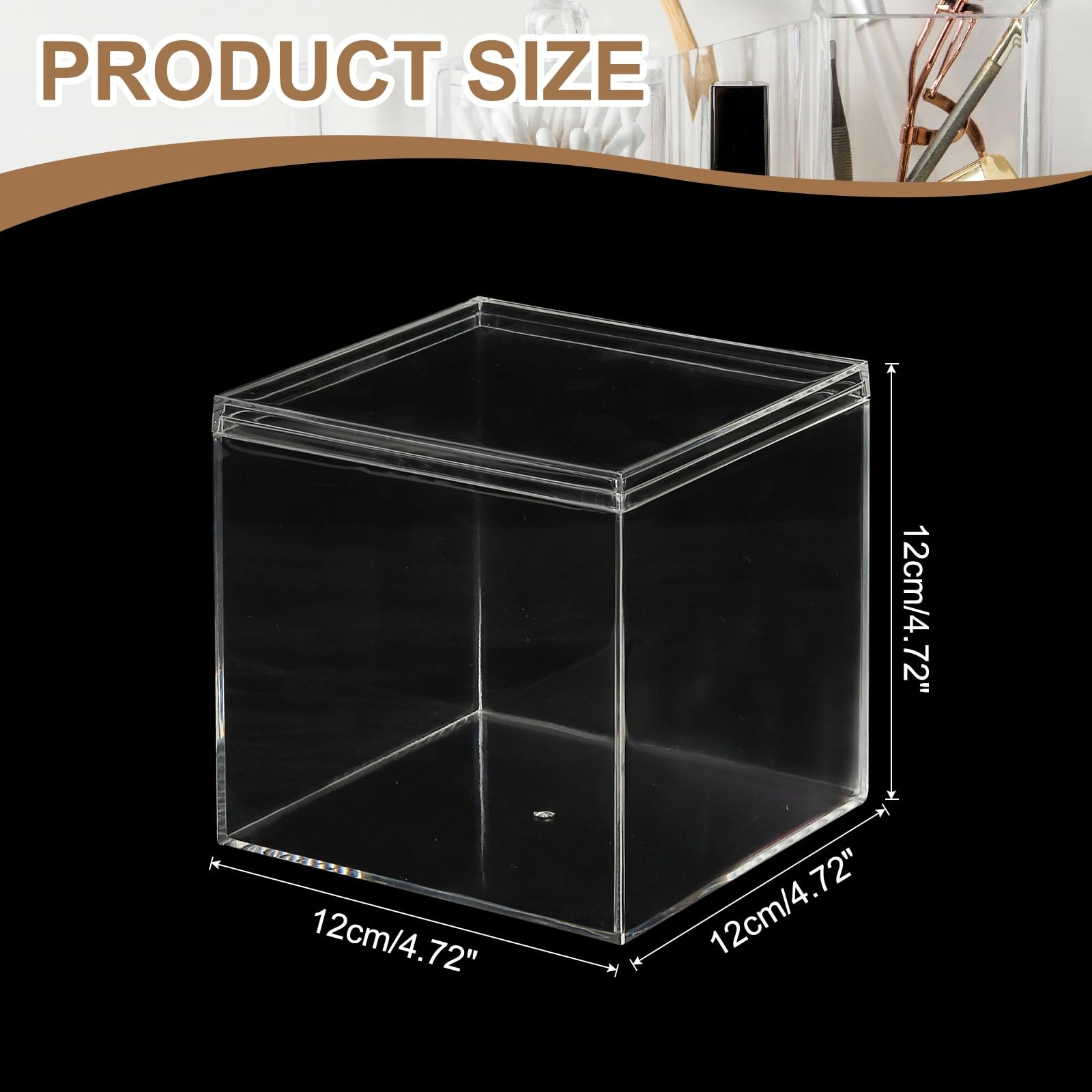 YELARXI Acrylic Box with Lid - Image 2
