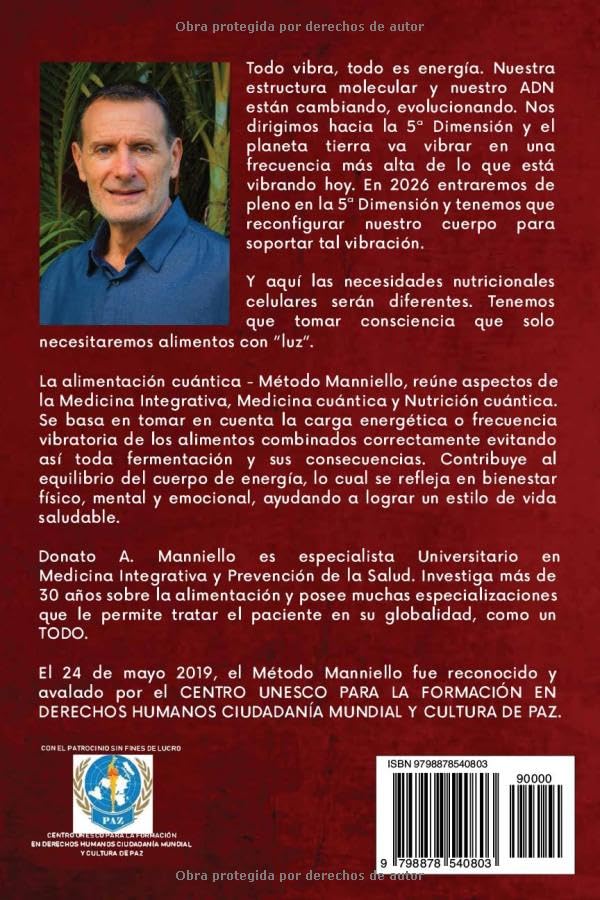 Miniatura 2 de ALIMENTACIÓN CUÁNTICA - MÉTODO MANNIELLO - HACIA LA 5 DIMENSIÓN (Spanish Edition)