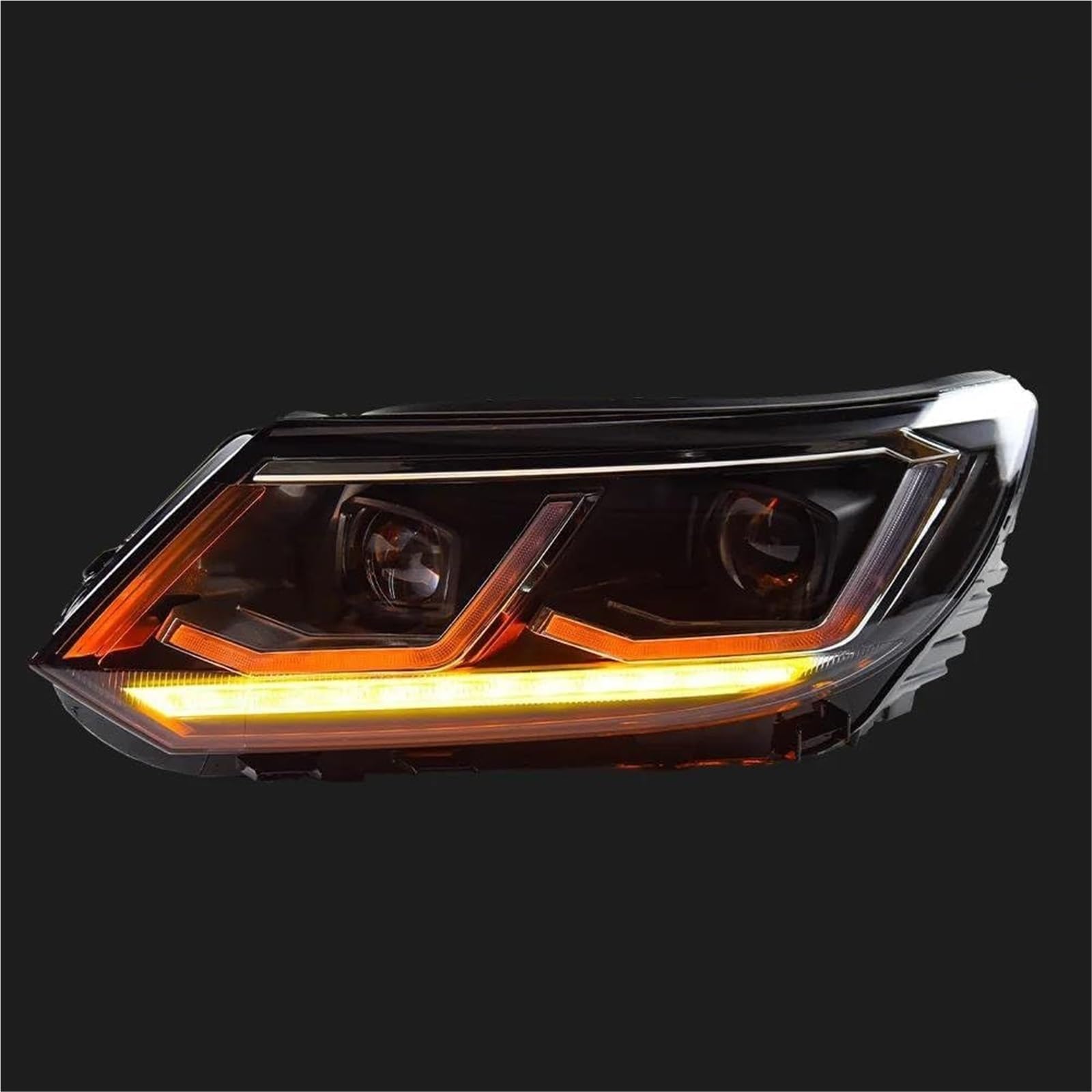 Fari dell'auto Fari anteriori per auto per VW per Tiguan 2013 2014 2015 2016 luci diurne doppio proiettore