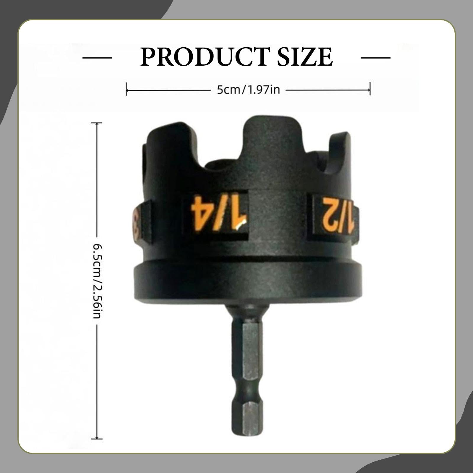 Broca para Tuercas de Aleación de Aluminio, Práctica para Varillas Roscadas de 1/4", 3/8" Y 1/2", para Electricistas Y Contratistas Pro