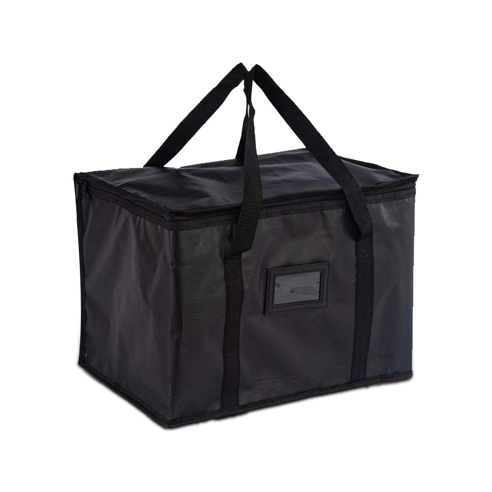 Crevice Insulated Lunch Bag Thermal Cooler Bag - Leakproof Reusable Lunch Box Cool BagTote for Men & Women, Work School Picnic Travel Food Delivery(9.5L-Black)