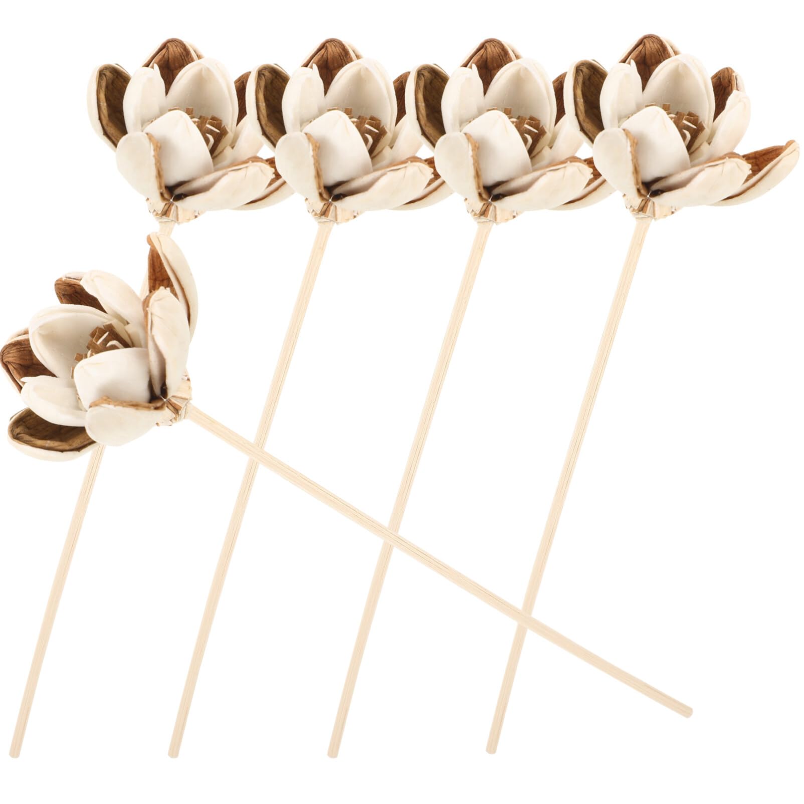 SEWACC 5pcs Diffuser Decorative Flower Sticks Non-Flame Scented Decoration for for Housewarming and Special Occasions