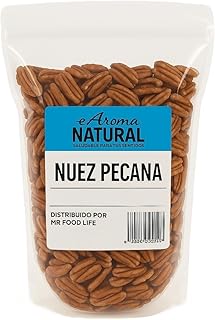 Aroma Natural Nuez Pecana Mitades 500g | Fruto Seco Premium Natural para Snack y Repostería | Bolsa Resellable