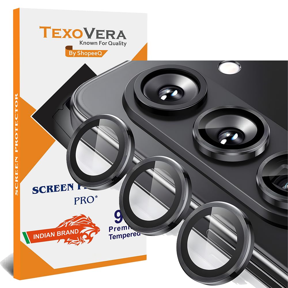 TexoVera For Samsung Galaxy Z Fold 6 Camera Ring Tempered Glass Screen Guard Protector 3D Camera - Black (B0D9DNCYJV) Amazon Price History, Amazon Price Tracker