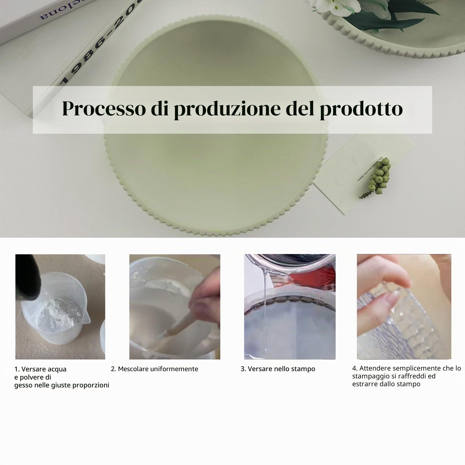 Stampi in silicone, stampo in silicone, grande vassoio rotondo in resina epossidica, stampi per vassoio di frutta, stampi in resina, stampo per calcestruzzo per la produzione di artigianato