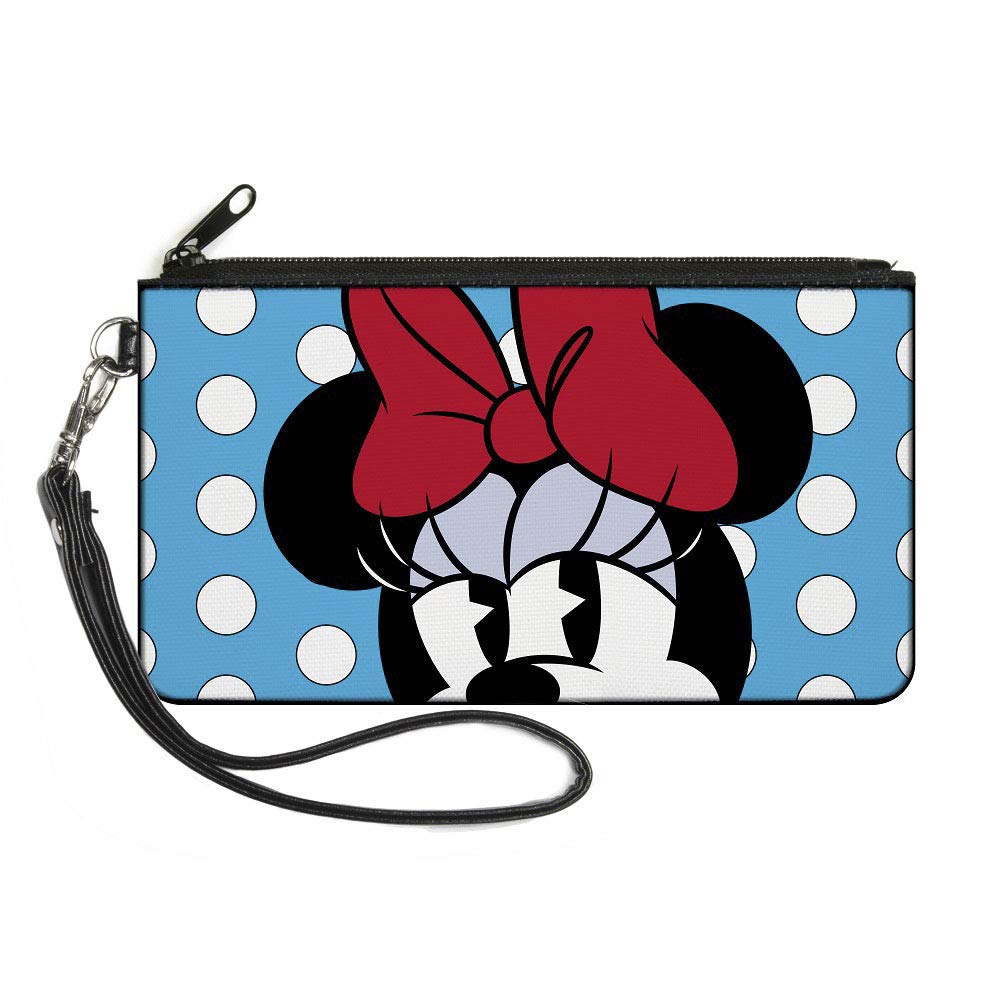Buckle-Down Women's Minnie Mouse Zip Small Wallet, 6.5 X 3.5 Us