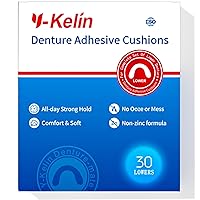 Vista 5 de Y-Kelin Cojines adhesivos para dentaduras inferiores sin adhesivo para encías doloridas, 30 almohadillas x 2 (60 tiras)