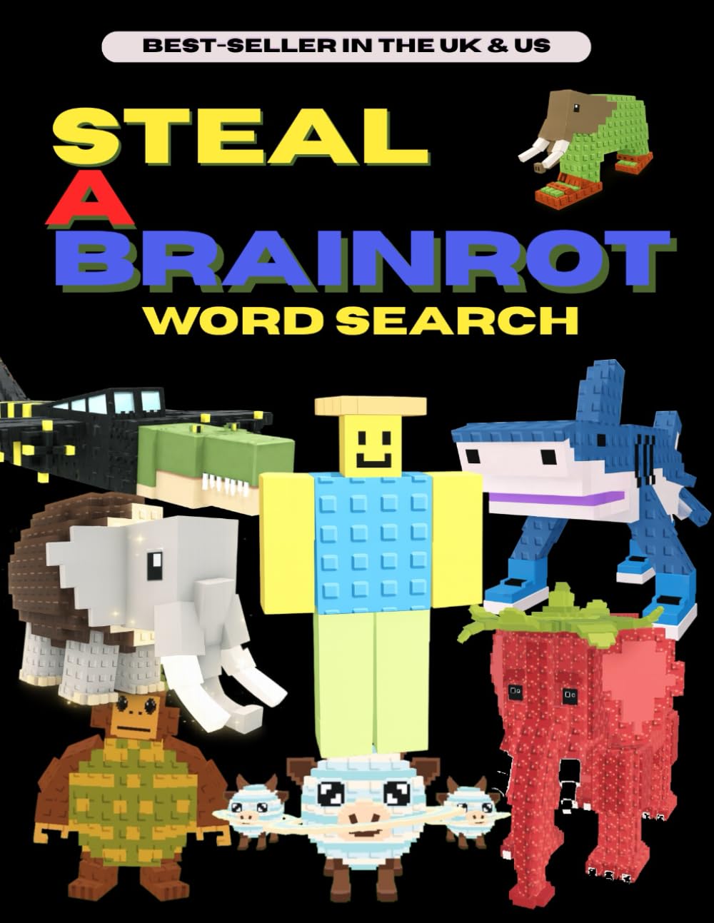 Steal a Brainrot Word Search Book for Kids (Steal A Brainrot Books)