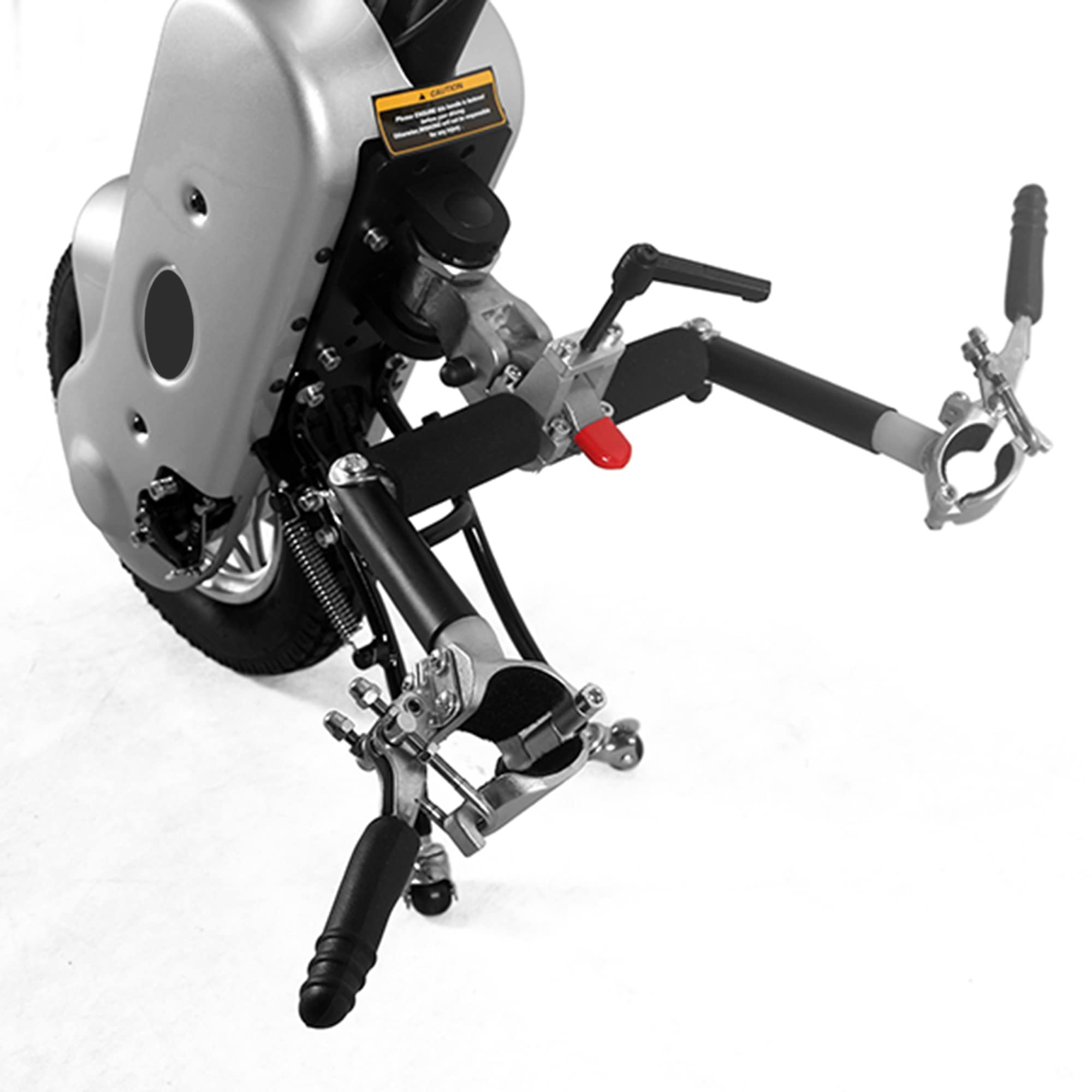 Kit de conversión de silla de ruedas eléctrica, 12 accesorios de ciclo manual, motor de 36 V y 400 W, batería de 15 AH, se adapta a sillas de ruedas plegables y deportivas, fácil de instalar, diseño