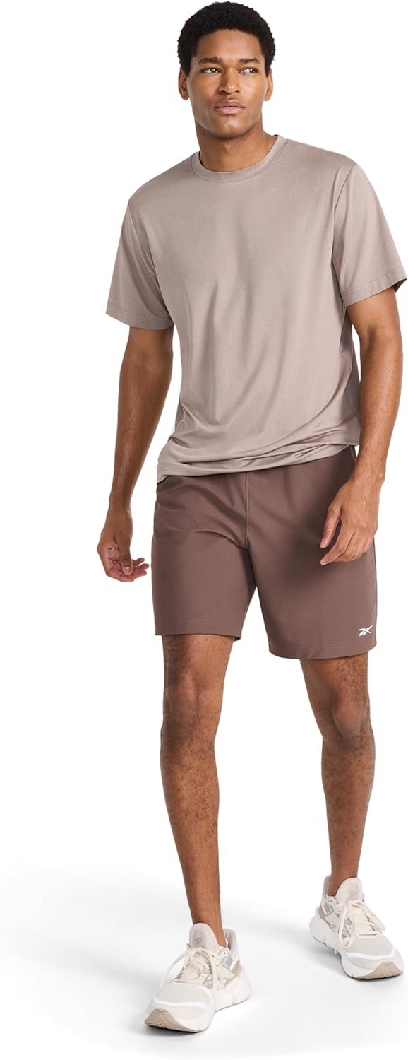 Reebok Men's Jumpstart 8” Short, Standard Fit, Lightweight Poly Fabric - Image 3