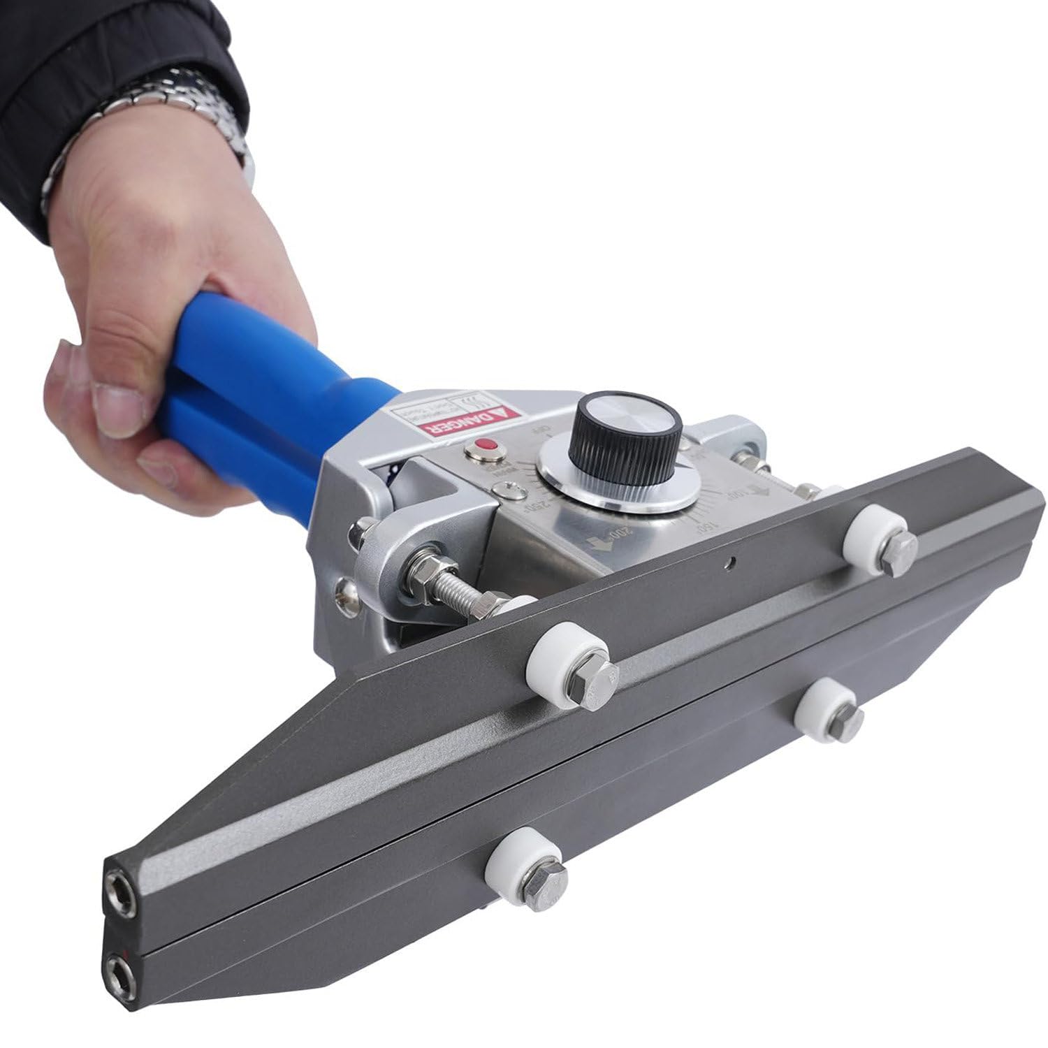 Sellador térmico de mano, sellador de bolsas portátil con tapón de fugas, herramienta de sellado de prensa de calefacción uniforme para cocina, aperitivos, café, envases de medicamentos, 400 mm