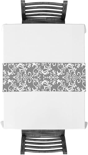 Miniatura 4 de Custom Bed USA Camino de mesa clásico de arpillera de lino, 13 x 70 pulgadas, tela lavable, decoración de mesa, tapiz para eventos en interiores y