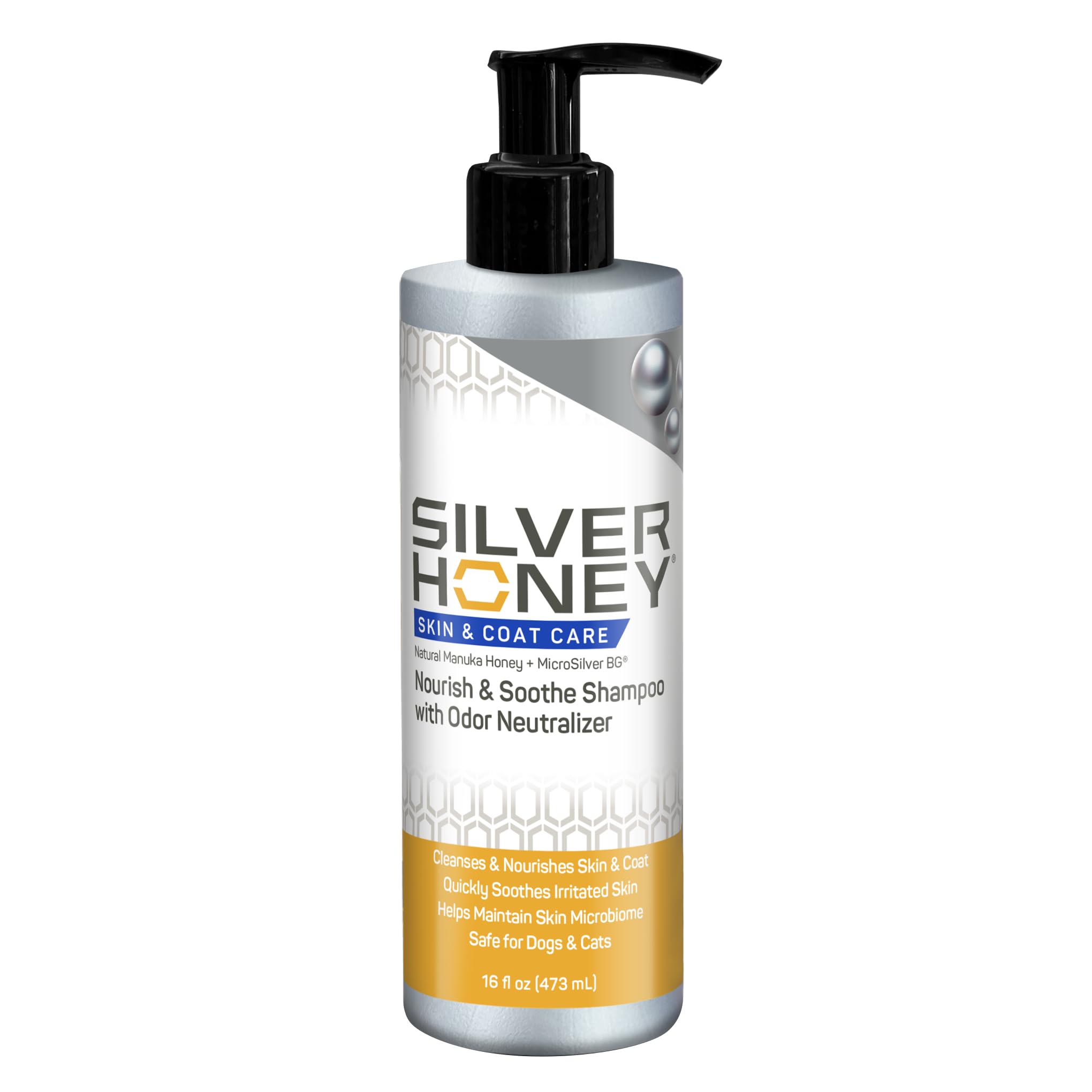 Amazon.com: Silver Honey Nourish & Soothe Shampoo 16 fl oz, Dog