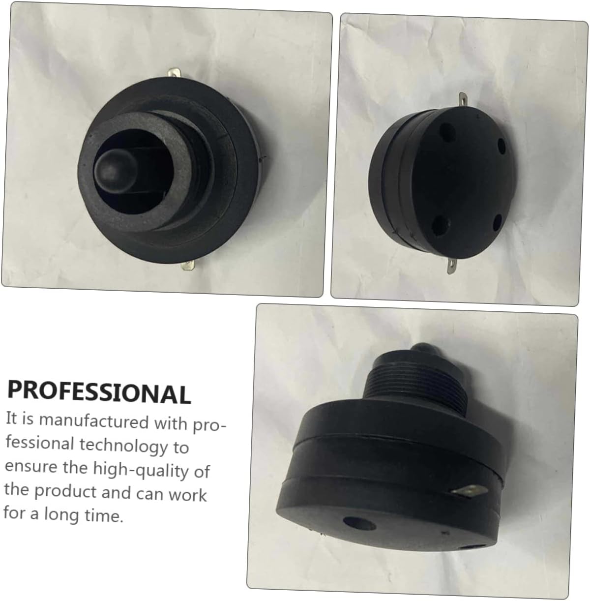 8pcs Car Tweeter Speakers Audio Piezoelectric Horn for Vehicle High-pitched Sound Fashionable Design Plastic Material
