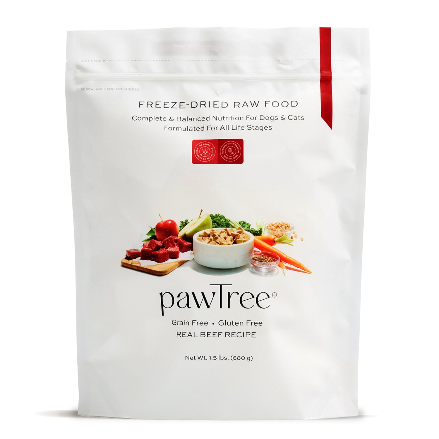pawTree Freeze-Dried Raw Food for Dogs & Cats. Nutrient-Rich, All-Natural, Complete & Balanced Nutrition. Real Meat, Vegetables & Superfoods,