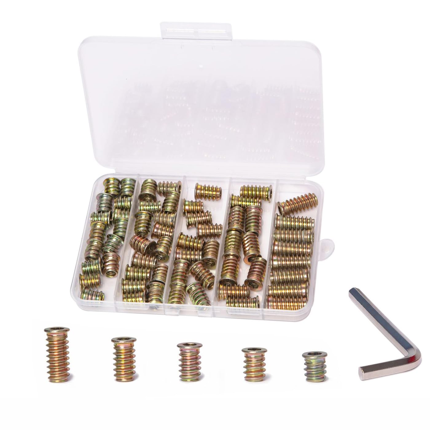 Mariyandh 1/420 Threaded Inserts,Wood Inserts, Steel Threaded Inserts