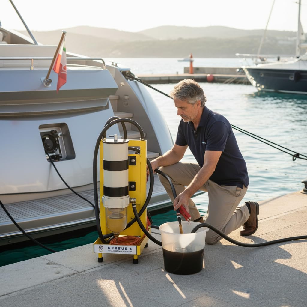 Nereus 15 Unità Filtrazione Diesel a 12V e 230V, 10 micron, Flusso 15 l/min | Accessorio gasolio, per diesel, portata 15 l/min, alimentazione 12V