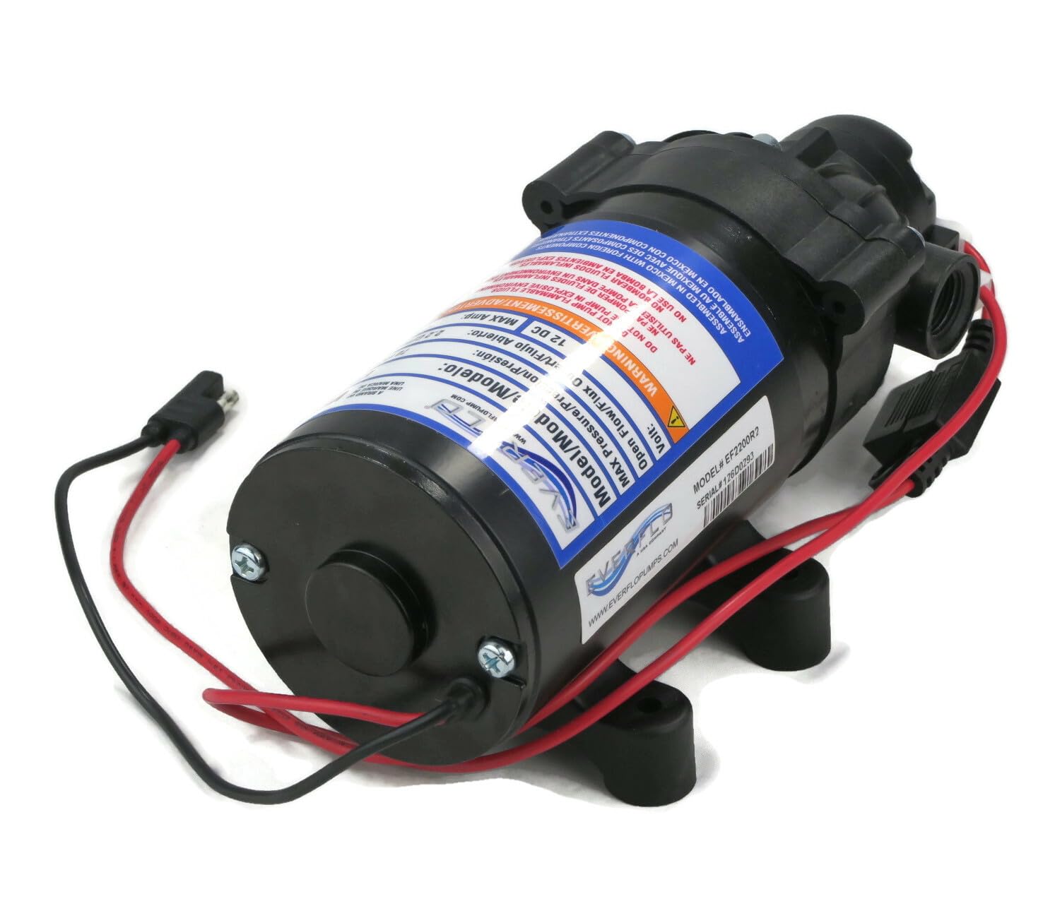Everflo EF2200 2,2 GPM 12 V Pompe à membrane OEM pour pulvérisateur