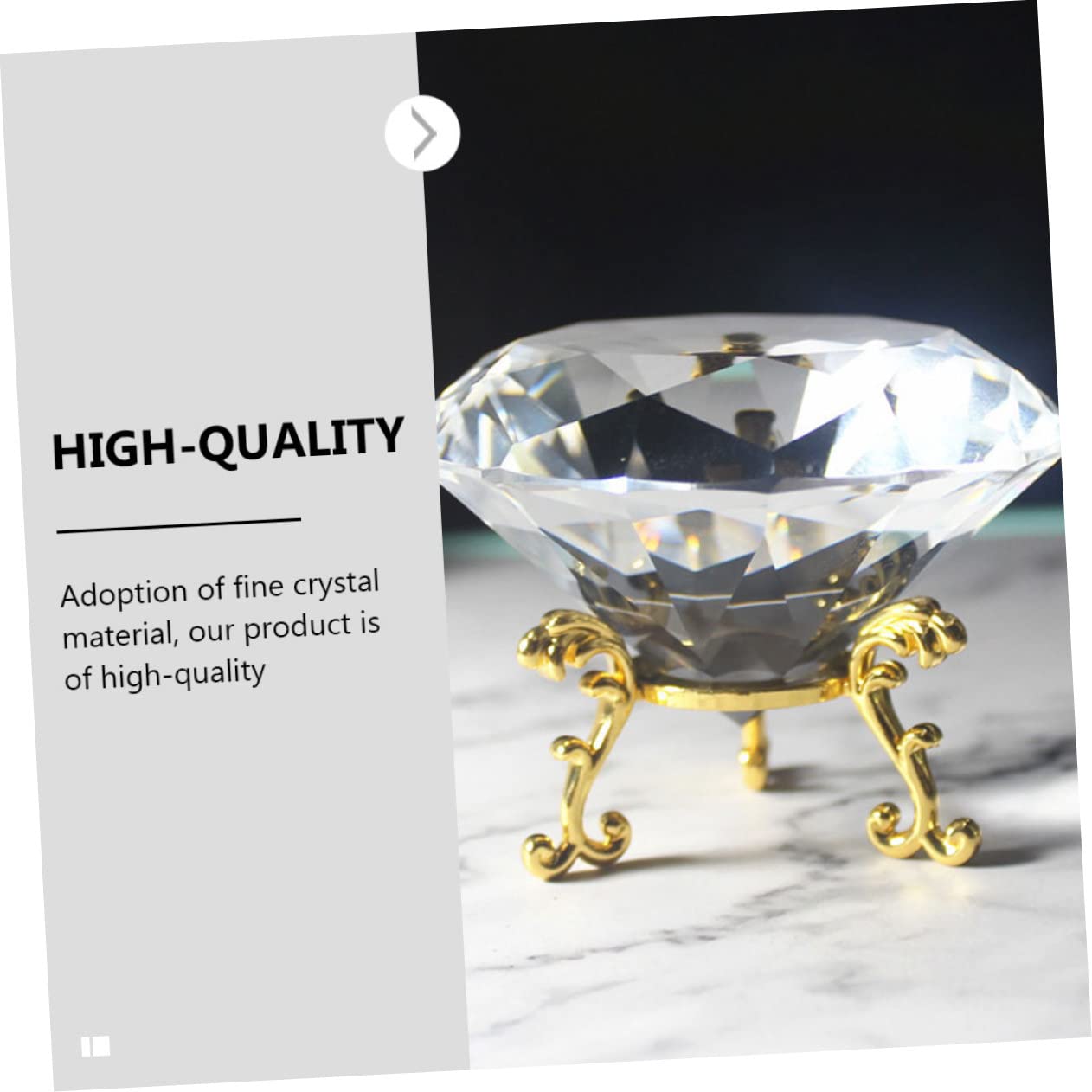 Kisangel Adorno de Diamante Falso de Cristal 4 Piezas para Manicura