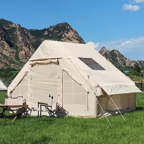 Large Family Camping Tent, Waterproof Outdoor with Ventilation Window, Spacious Portable Tent with Carry Bag for Camping & Hiking