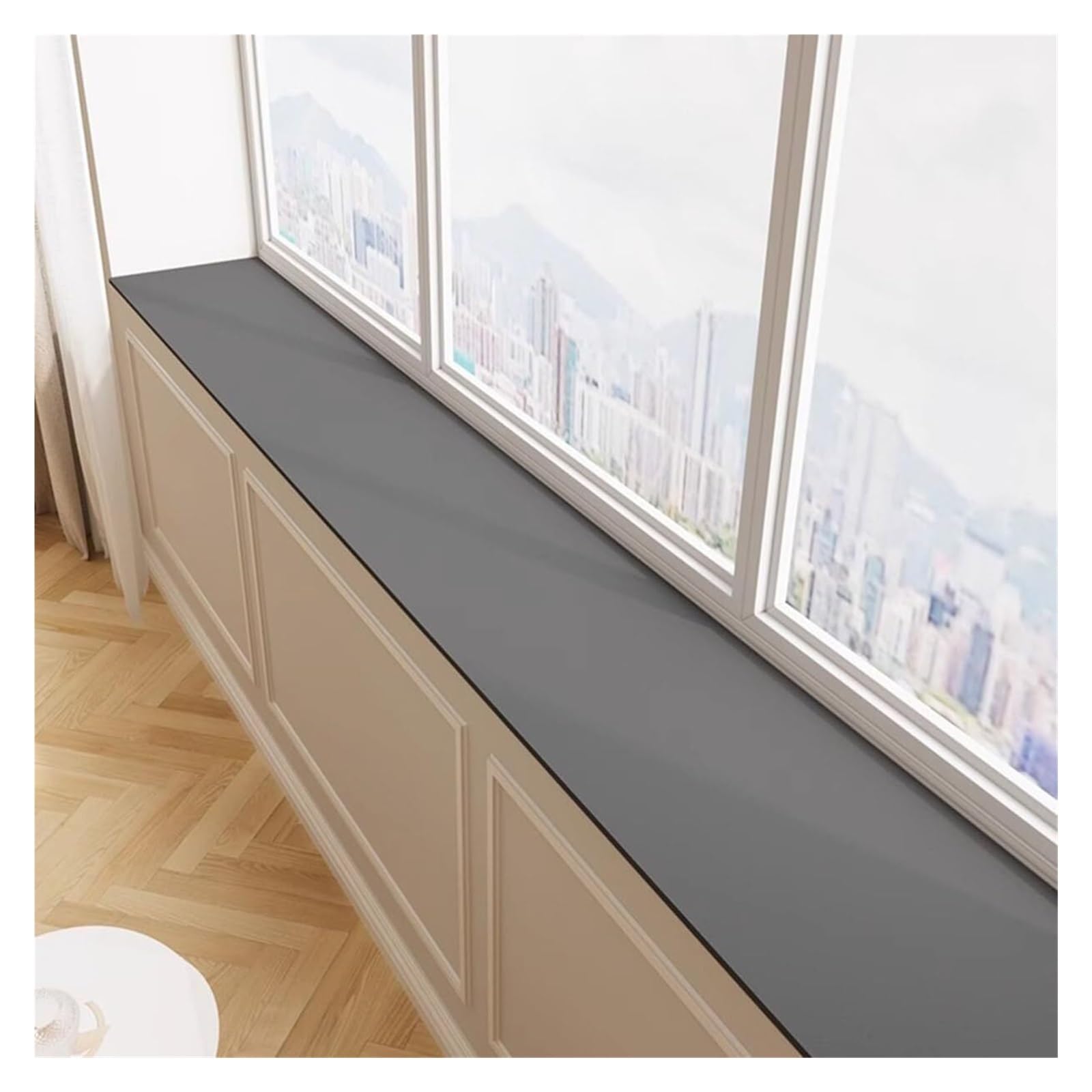 uyeoco Bay Window Mat Water Absorbing Window Seat Pad,Window Sill Cushion Washable Balcony Protection Cushion for Hallway Bedroom Home(C1,30x80cm)