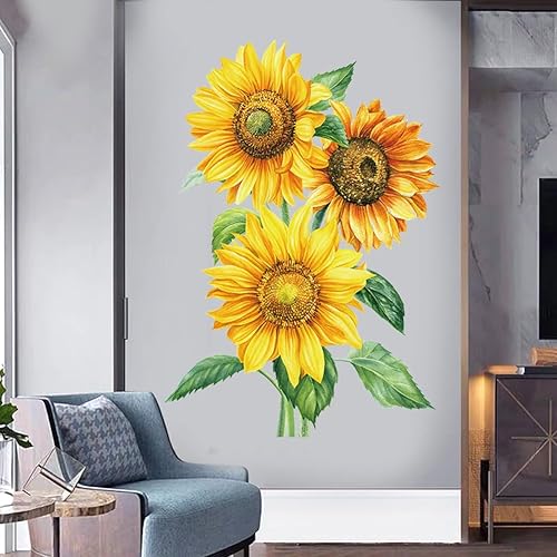 Miniatura 4 de Pegatinas de pared Girasol