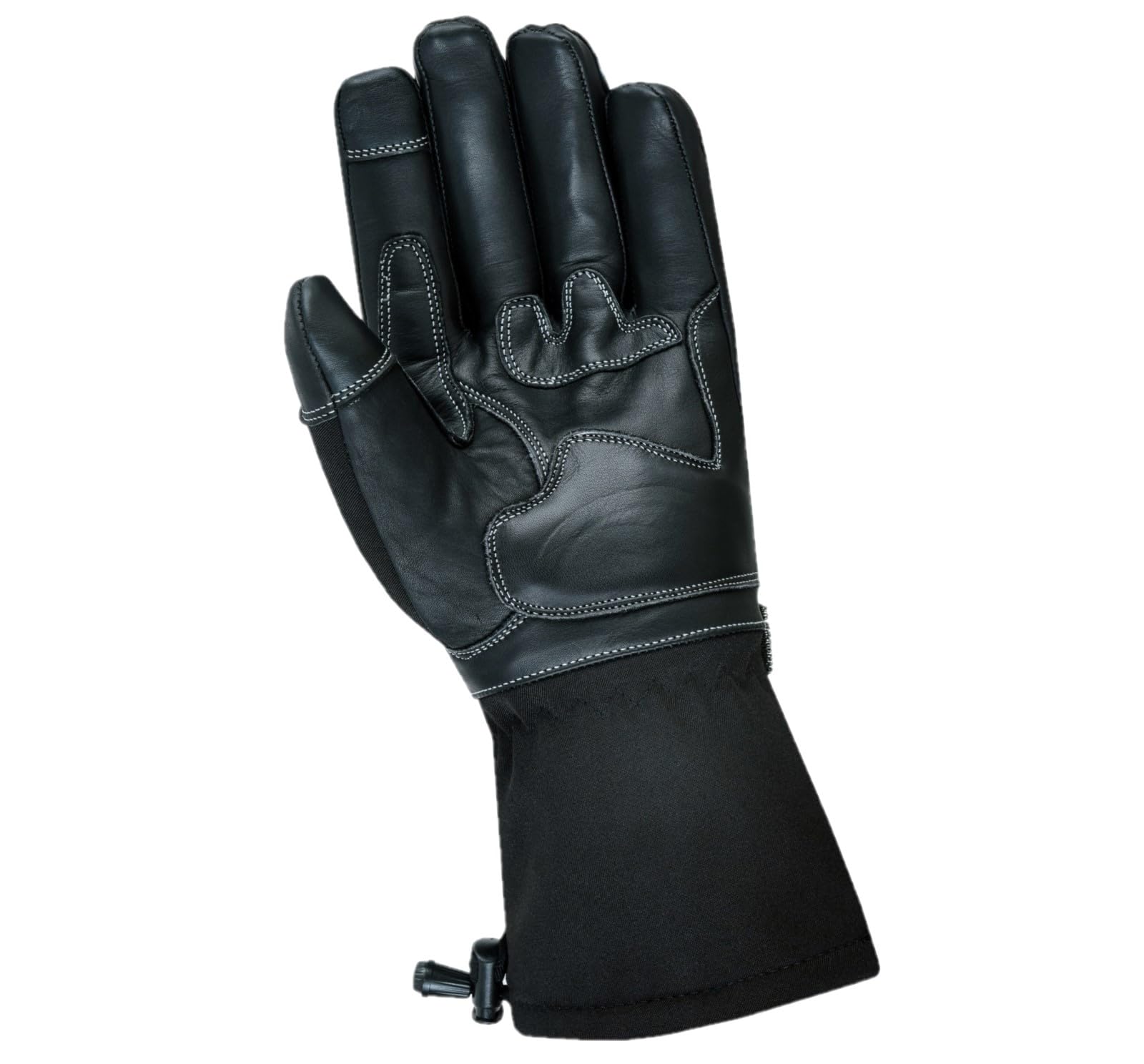 Motorcycle Gloves Genuine Leather Winter Riding Gloves Carbon Knuckle Protection, Waterproof Insulated Motorbike Scooter E-Bike Gloves for Men Women - 3