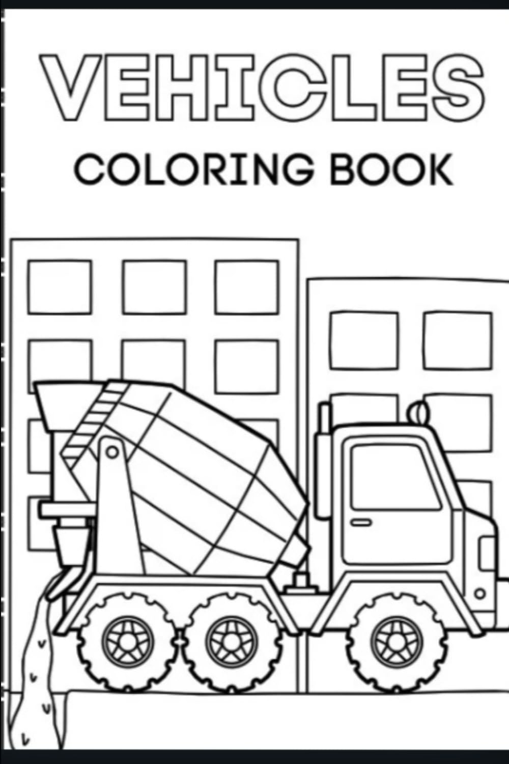 Vehicles Transport Coloring Book