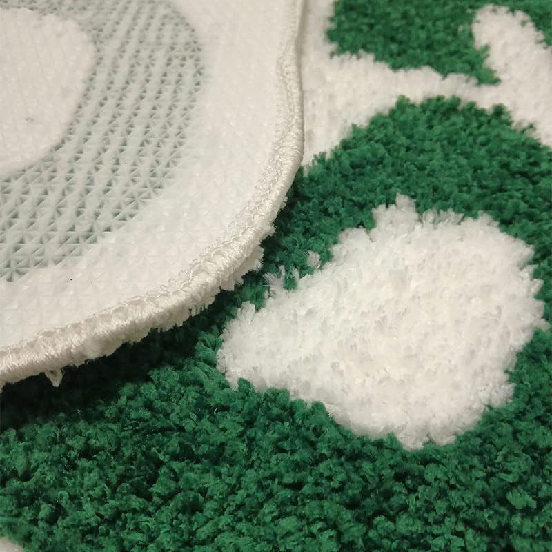 DyeFury Tapis De Bain « You Look Good » De 61 Cm - Tapis De Bain Vert Mignon Et Cool - Tapis De Bain Amusant Et Amusant En Microfibre Douce - Tapis De