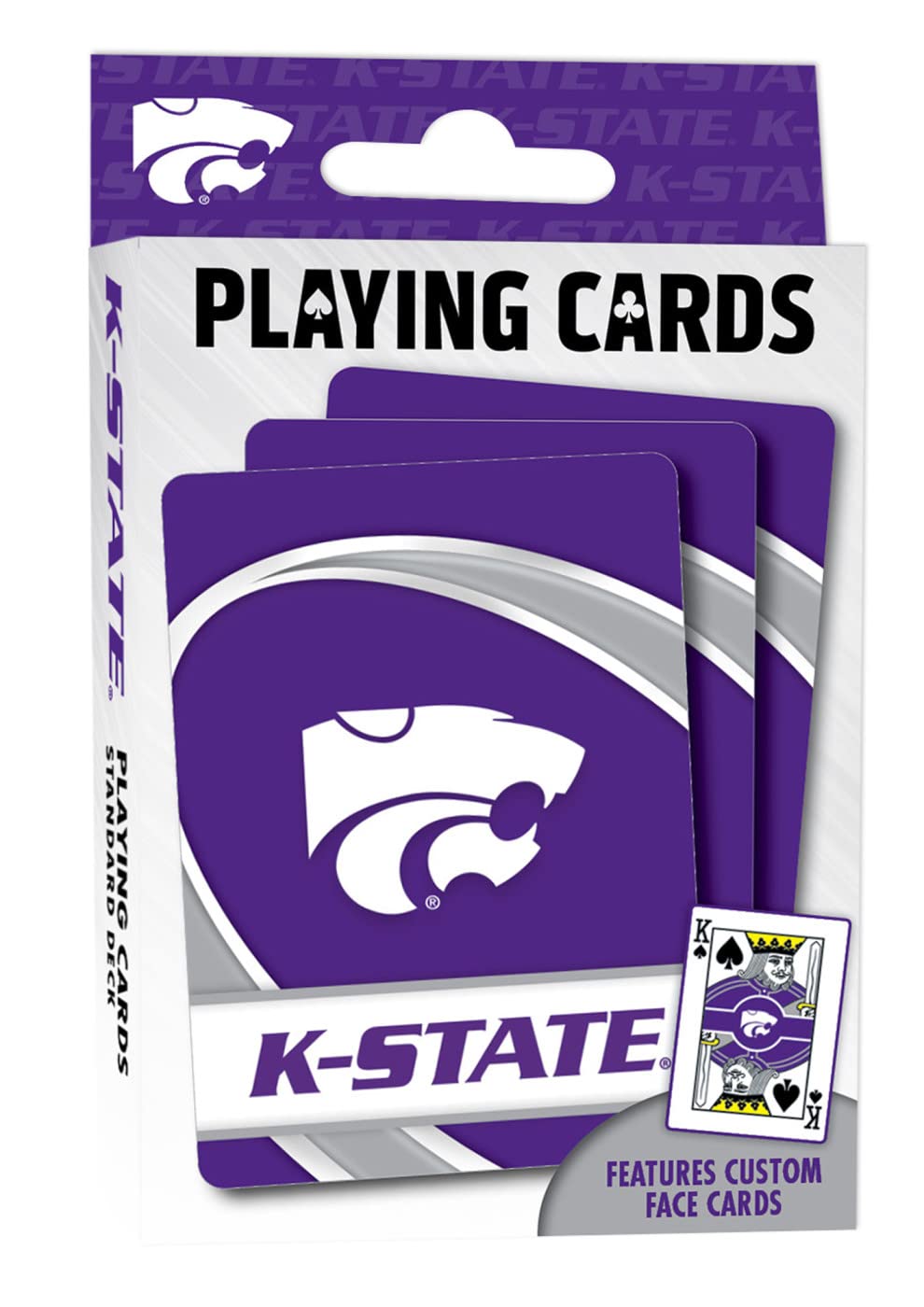 MasterPieces NCAA Kansas State Wildcats Playing Cards, 2.5" x 3.5"