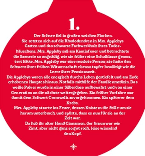 Apfel, Zimt und Todeshauch 2023: Krimi-Adventskalender. Spannend-humorvolle Geschichte von Tessa Korber um Miss Appleby und Cinnamon. 24 Karten zum ... in Schachtel mit 24 Karten zum Aufhängen