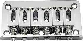 Ponte Fixa Hardtail Para Guitarra Stratocaster 6 Cordas Cromada
